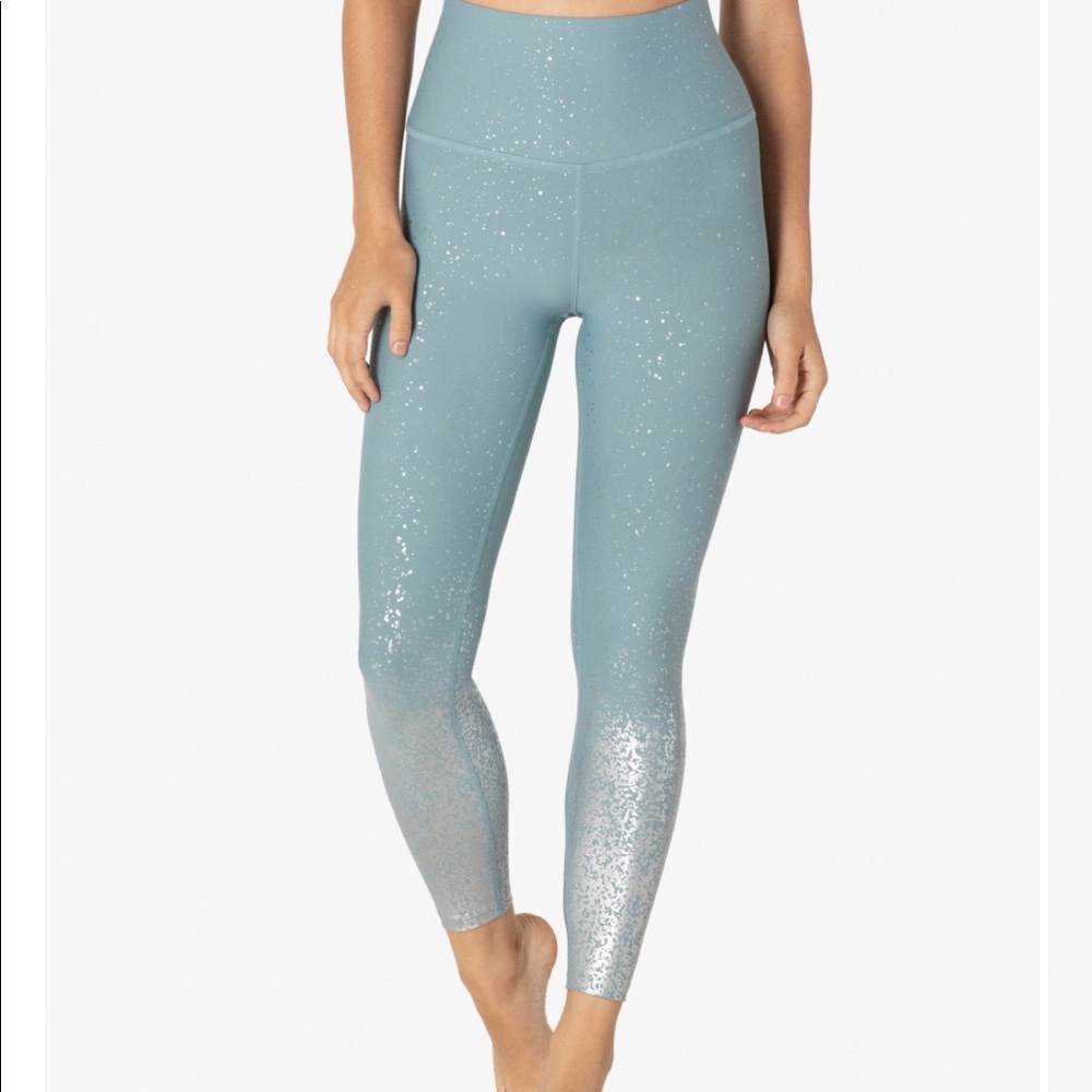 Beyond Yoga Blue-crush Silver Speckle